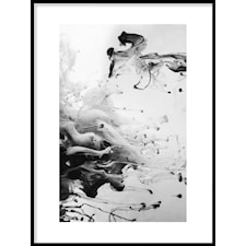 Grey colour in water Poster30x40cm