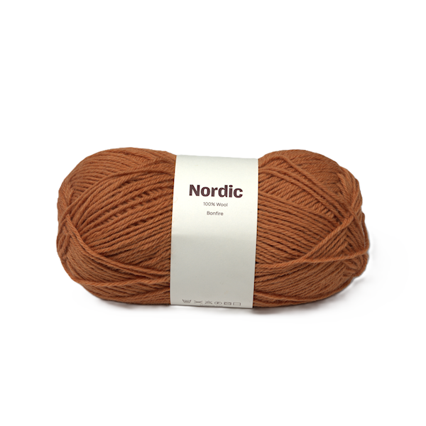 Nordic 100% ull 100 gr Bål kobber A593 Adlibris