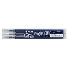 Refill Bläckpatron Pilot Frixion 0,7 mm Blåsvart 3-pack