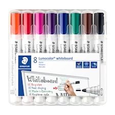 Lumocolor Whiteboardtusj 8 stk. Staedtler