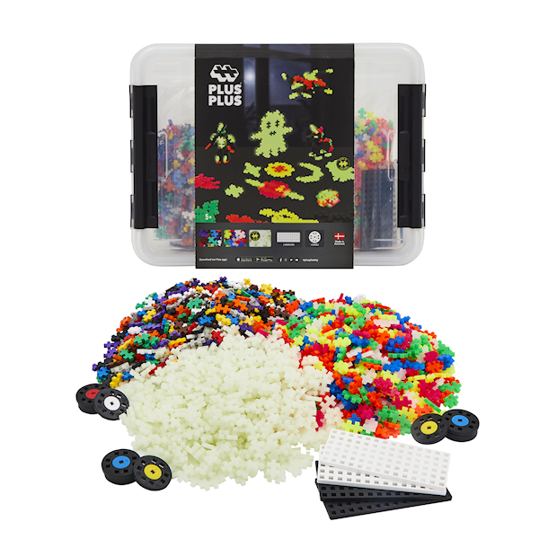 Plus-Plus Build and Glow Storage Box / 2000 pcs