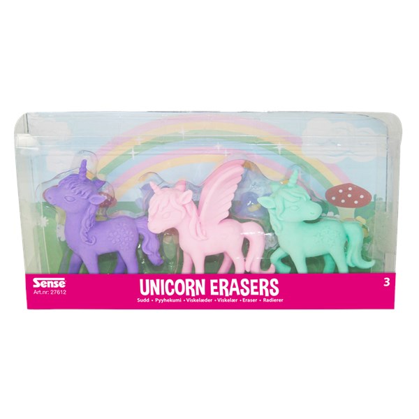 Unicornsudd Sense i 3-pack
