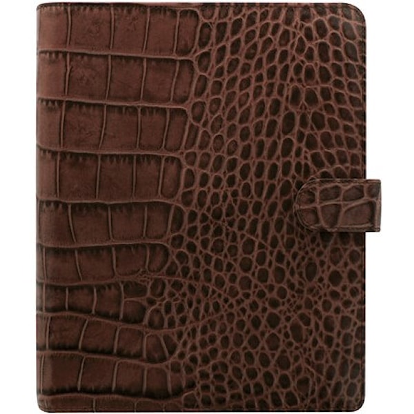 Systemkalender A5 Classic Croc Chestnut Filofax
