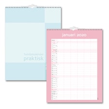 Väggkalender 19-20 Burde Familjekalender Praktisk
