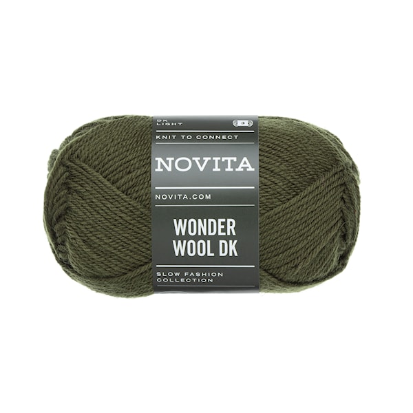 Wonder Wool DK Garn 50 g Natur 392 Novita