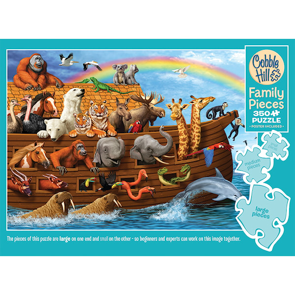 Pussel Voyage of the Ark (Family) 350 bitar, Cobble Hill