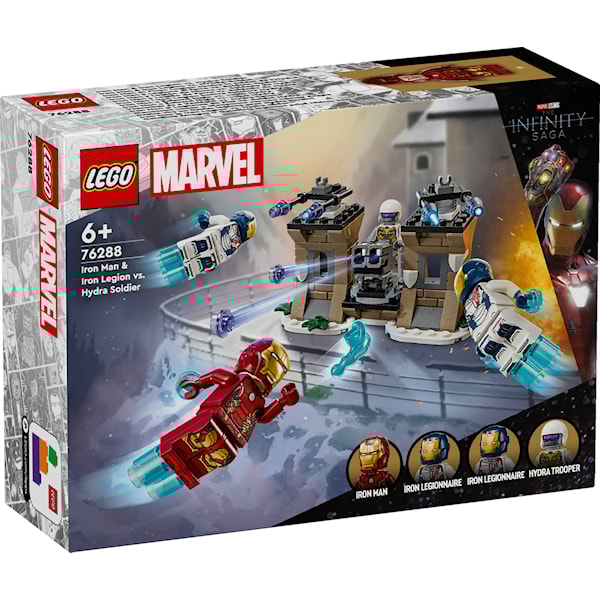 LEGO - Super Heroes - Iron Man og Iron Legion mot Hydra-soldat (76288)