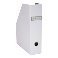 Tidskriftssamlare Neptune 25,5x8,5x32cm Vit