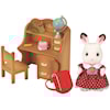 Set med syster Chokladkanin (Skrivbord), Sylvanian Families