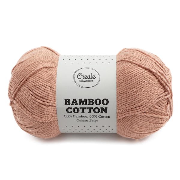 Adlibris Bamboo Cotton 100g Golden Beige A529