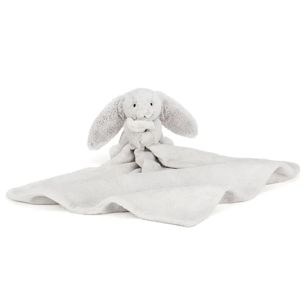 Bashful Sølvkanin Soother Jellycat Kosedyr 34 cm utbrettet
