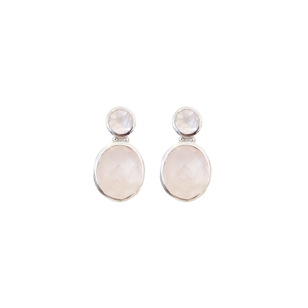 Øredobber Adorada Ear, Silvery Pink