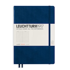 Notisbok A5 Hard Navy 249 p. Ruled Leuchtturm1940