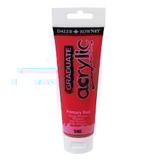 Acrylic 120 ml Röd Graduate