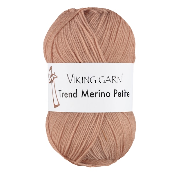 Trend Merino Petite 50 g Hvit 300 Viking Garn