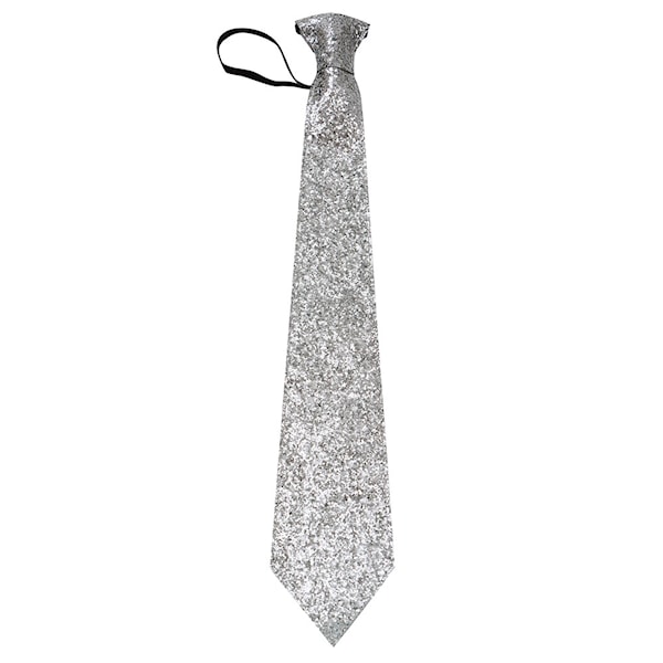 Tie Glitter Silver
