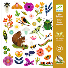 Klistremerker Hage 160-pack Djeco