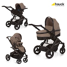Barnvagnspaket Maxan 4 Plus Trioset, Sand Melange, Hauck