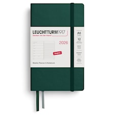 Weekly Planner & Notebook 2026 A6 Forest Green Leuchtturm1917