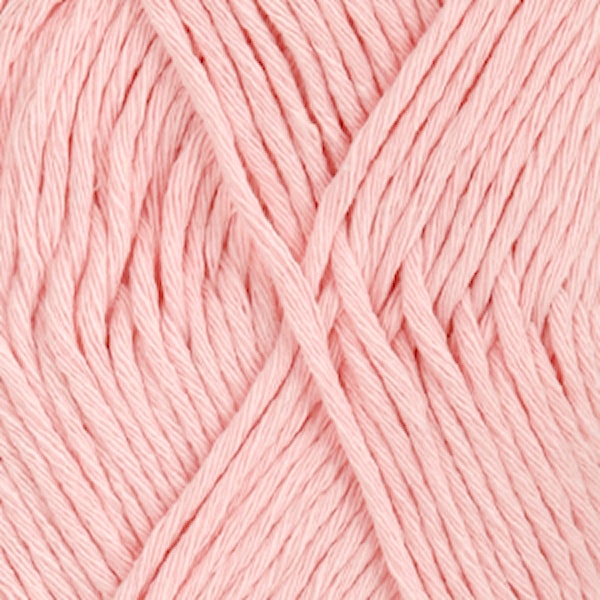Drops, Cotton Light Uni Colour, Garn, Bomullmiks, 50 g, Lys rosa 05