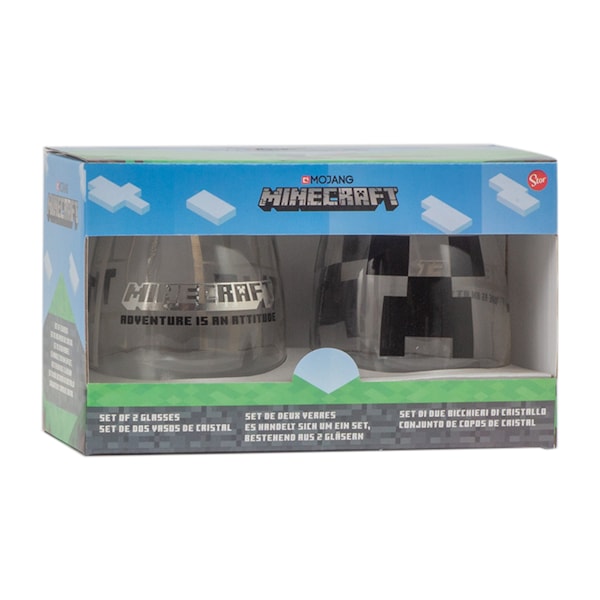 Krystallglass Minecraft 2-pk Hisab Joker