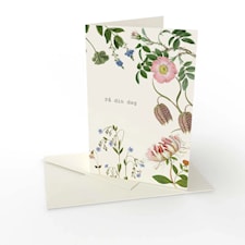 Födelsedagskort dubbelt med kuvert På din dag 1-pack Gullers