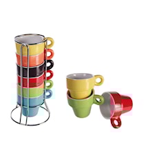 Espressokopper i Stativ 6-pakning
