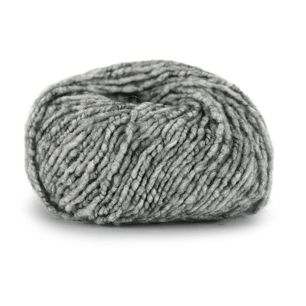 Knit At Home Soft Superkid Garn Mohair Ullmix 50 g Gråmelange 1003