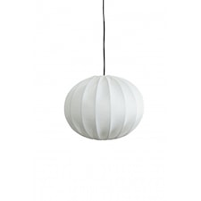 Watt & Veke Boll taklampa65 Oval Cotton Jersey Vit