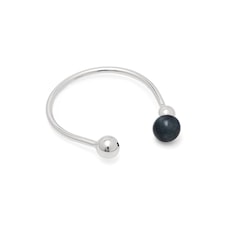 Louise Kragh Ring PearlOnString Silver Granite