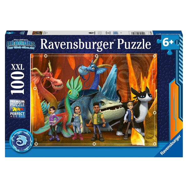 How To Train Your Dragons Pussel 100 bitar Ravensburger