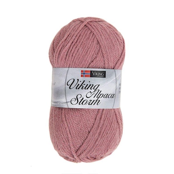 Viking of Norway Alpaca Storm Garn Alpackamix 50g Gammelrosa 567