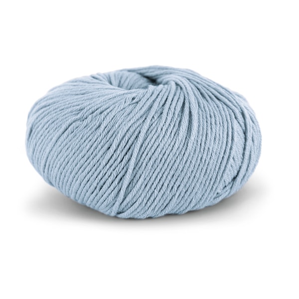 Knit At Home Classic Cotton Merino Ullmix 50 g Dusblå 814
