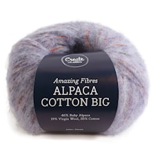 Adlibris Alpaca Cotton Big 50 g, Lilac Twist A679
