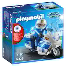 Polismotorcykel med LED-ljus, Playmobil City Action (6923)