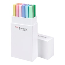Brush Pen Ritpennor Tombow ABT Dual Brush Pastell 18-pack
