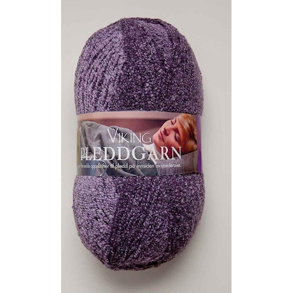 Pleddgarn 350 g Lilla 768 Viking Garn