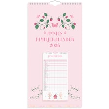 Familjekalender 2026 Annies Familj 220x430 mm Burde
