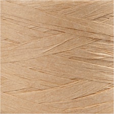 Raffia Pappersgarn Sand 7-8 mm x 100 m/ 1 rulle