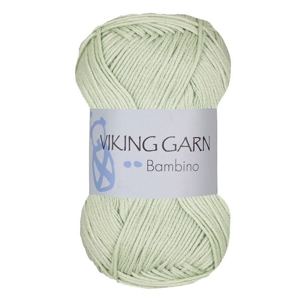 Bambino 50 g Lys grønn 432 Viking Garn