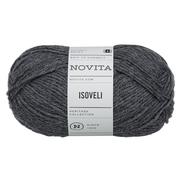 Isoveli Garn Ullmiks 100 g Grafitt 044 Novita