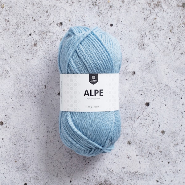 Alpe ullgarn 50 gr Sky Blue 06 Järbo