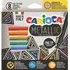 Kärnan Carioca ohutkärkiset, metallinhohtoiset tussit, 8 kpl