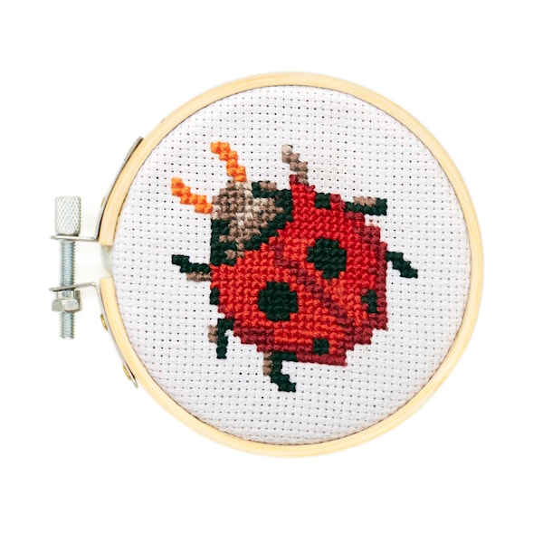 Broderikit Mini Kryss-sting Nytteløper Kikkerland
