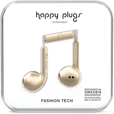 HAPPY PLUGS EARBUD PLUS MATTE GOLD
