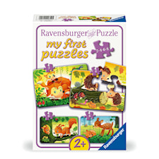 Palapelit Forest Animal Fun 2/4/6/8 palaa, Ravensburger