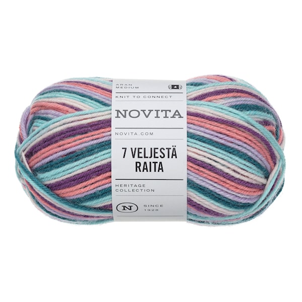7 Brødre Raita Garn Ullmiks 100 g pastellbue 977 Novita