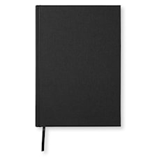 Notatbok A5 Stoff 256 blanke sider Svart Paperstyle