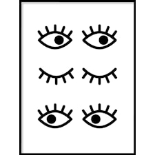 Titta blunda titta Poster30x40cm