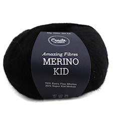 Adlibris, Merino Kid, 50 g, Black A495